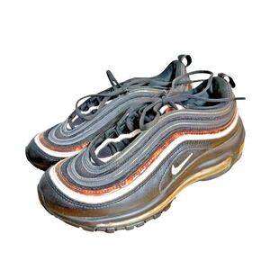 Nike Air Max 97 WOMENS 7.5 PRE-OWNED Black Woodgrain Sneakers Shoes‎ CU4751-001